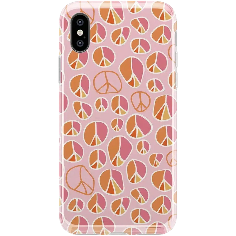 Peace Out | Groovy Peace Sign Case iPhone Case get.casely Classic iPhone XS Max 