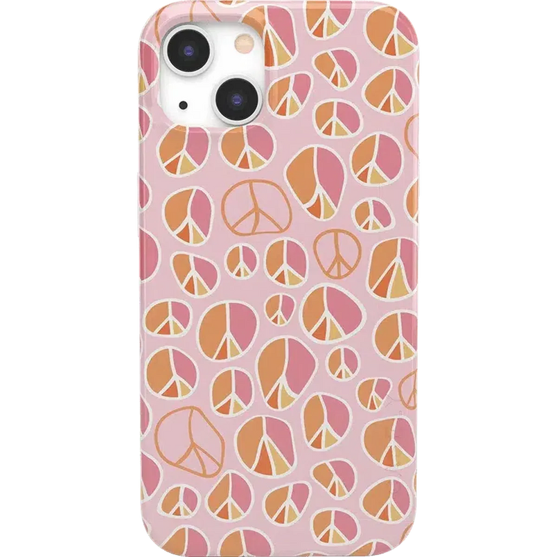 Peace Out | Groovy Peace Sign Case iPhone Case get.casely Classic + MagSafe® iPhone 13 