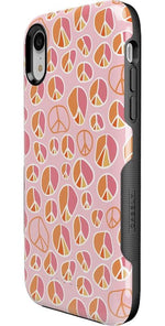 Peace Out | Groovy Peace Sign Case iPhone Case get.casely 