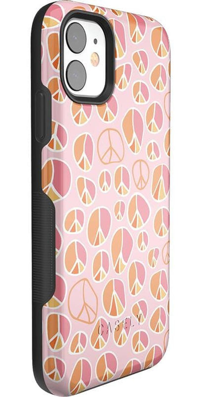 Peace Out | Groovy Peace Sign Case iPhone Case get.casely 