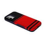 Storm Warning | Black & Red Stripes Case