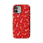 Peppermint Kiss | Candy Cane Case Phone Case Casetry Bold Flex + MagSafe® iPhone 12