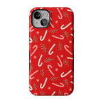 Peppermint Kiss | Candy Cane Case Phone Case Casetry Bold Flex + MagSafe® iPhone 14 Plus