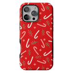 Peppermint Kiss | Candy Cane Case Phone Case Casetry Bold + MagSafe® iPhone 16 Pro Max