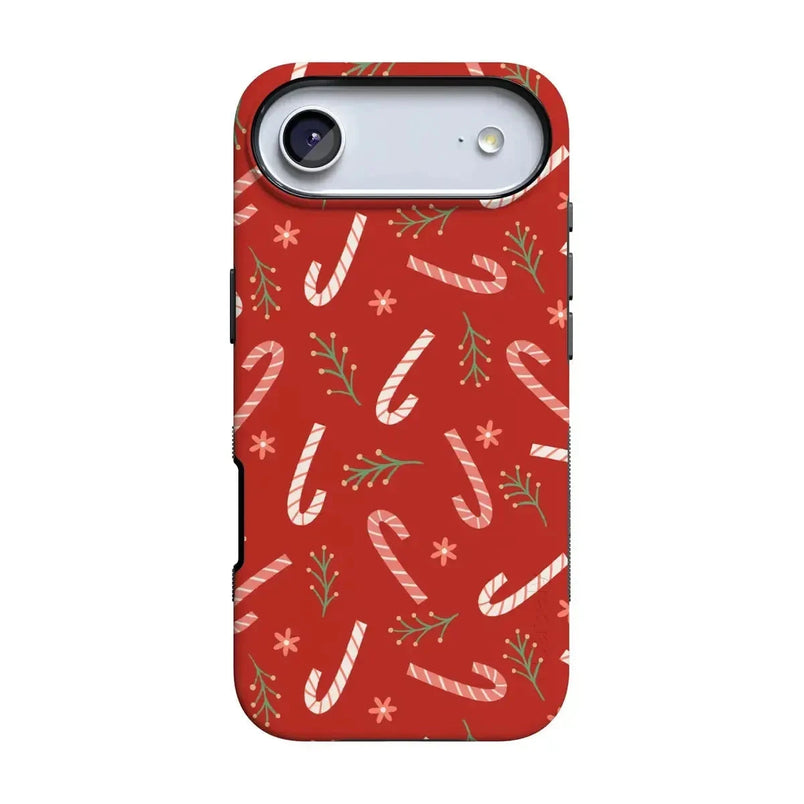 Peppermint Kiss | Candy Cane Case Phone Case Casetry Bold Flex + MagSafe® iPhone 17 Air 