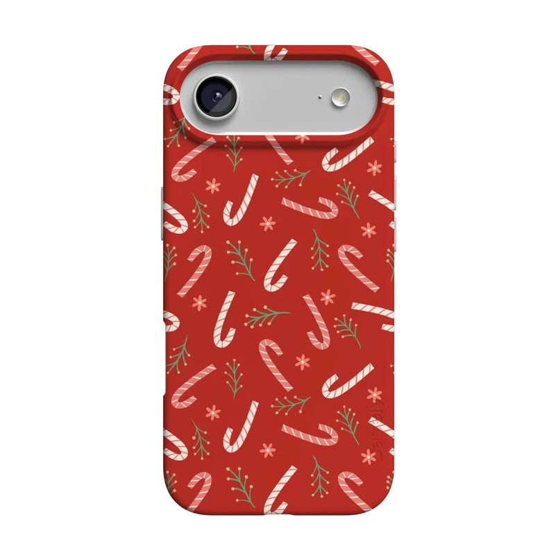 Peppermint Kiss | Candy Cane Case Phone Case Casetry Classic + MagSafe® iPhone 17 Air 