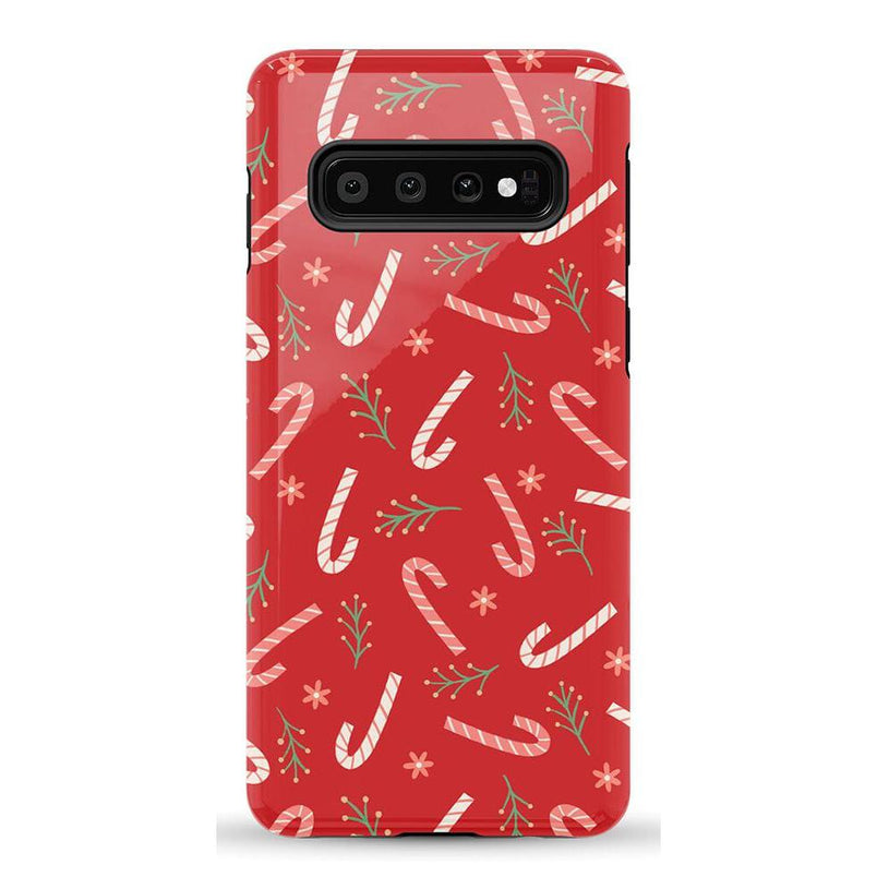 Peppermint Kiss | Candy Cane Case Phone Case Casetry Essential Galaxy S10