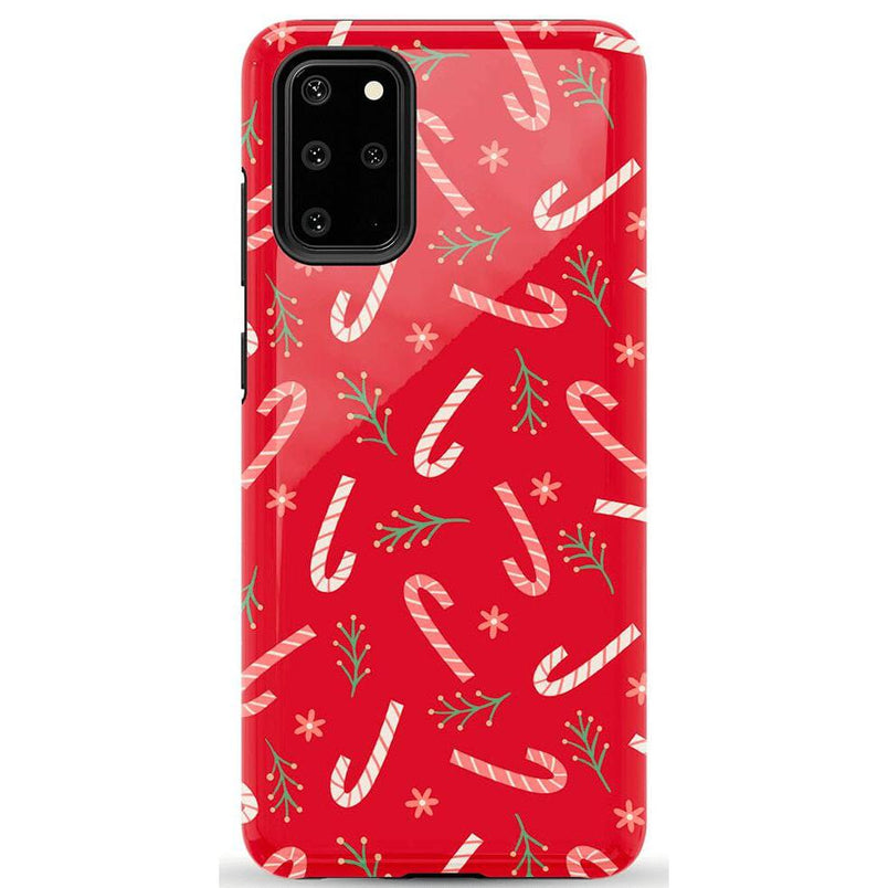 Peppermint Kiss | Candy Cane Case Phone Case Casetry Essential Galaxy S20 Plus