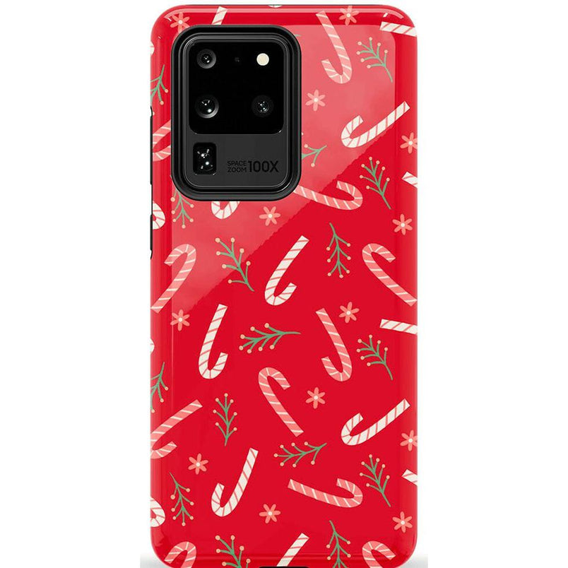 Peppermint Kiss | Candy Cane Case Phone Case Casetry Essential Galaxy S20 Ultra