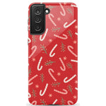 Peppermint Kiss | Candy Cane Case Phone Case Casetry Essential Galaxy S21 Plus