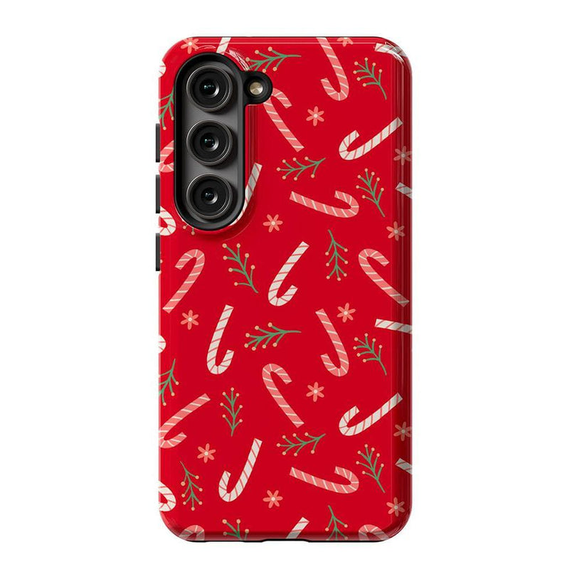 Peppermint Kiss | Candy Cane Case Phone Case Casetry Essential Galaxy S23