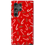 Peppermint Kiss | Candy Cane Case Phone Case Casetry Essential Galaxy S24 Ultra