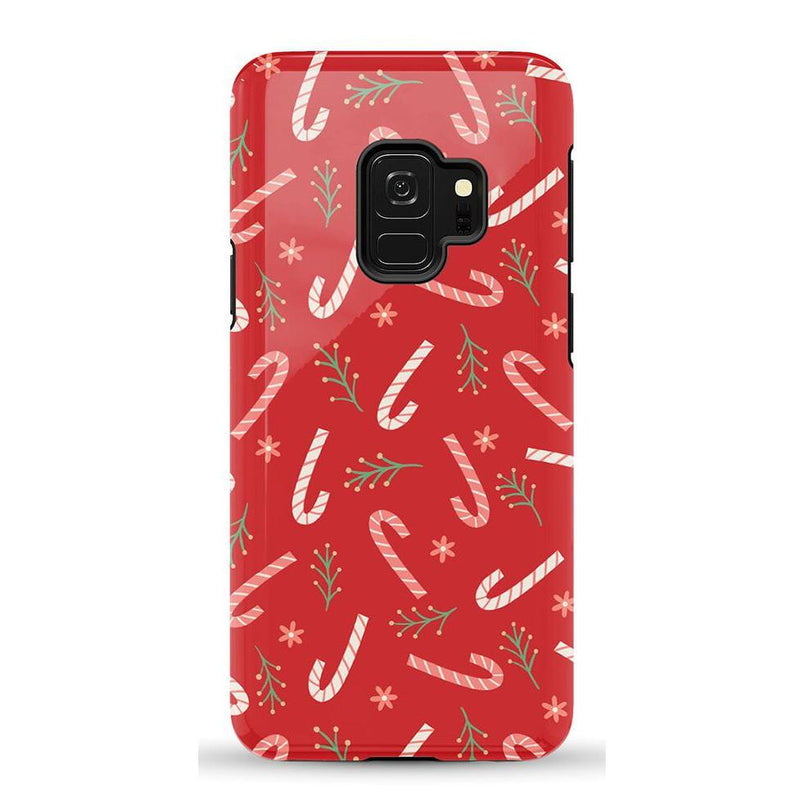 Peppermint Kiss | Candy Cane Case Phone Case Casetry Essential Galaxy S9