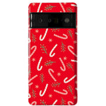 Peppermint Kiss | Candy Cane Case Phone Case Casetry Essential Google Pixel 6 Pro