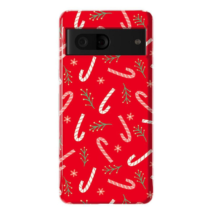 Peppermint Kiss | Candy Cane Case Phone Case Casetry Essential Google Pixel 7