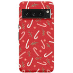 Peppermint Kiss | Candy Cane Case Phone Case Casetry Essential Google Pixel 8 Pro