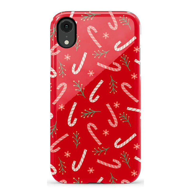 Peppermint Kiss | Candy Cane Case Phone Case Casetry Essential iPhone XR 