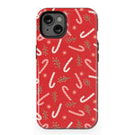 Peppermint Kiss | Candy Cane Case Phone Case Casetry Essential + MagSafe® iPhone 13
