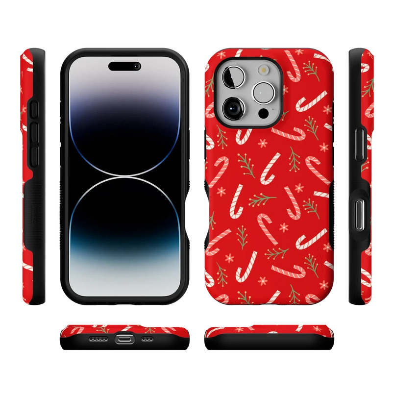 Peppermint Kiss | Candy Cane Case Phone Case Casetry 