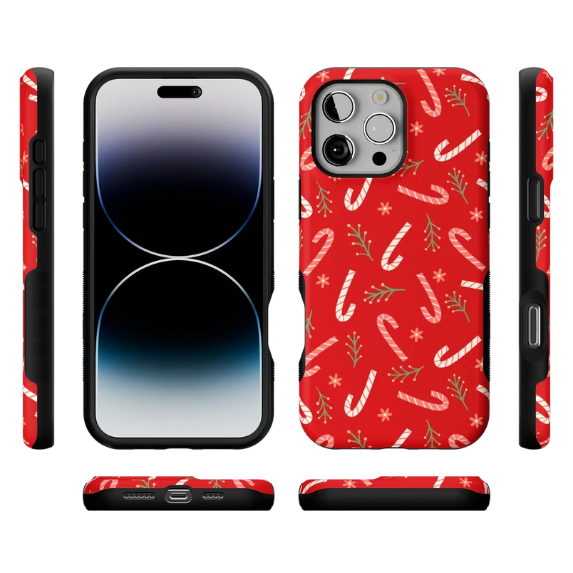Peppermint Kiss | Candy Cane Case Phone Case Casetry 