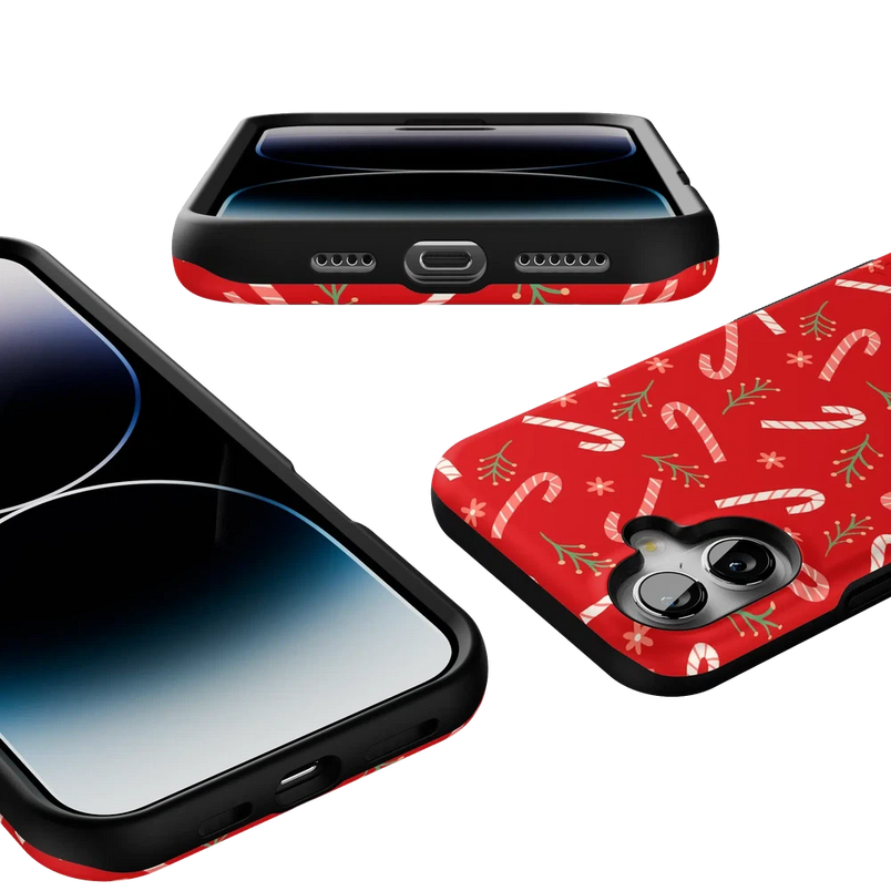 Peppermint Kiss | Candy Cane Case Phone Case Casetry 