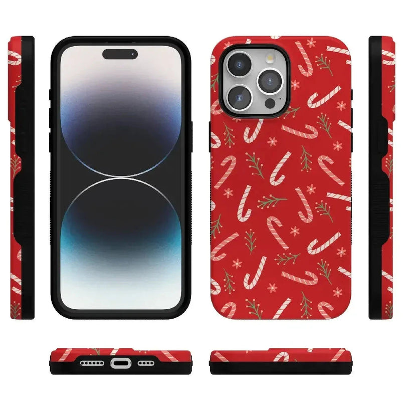 Peppermint Kiss | Candy Cane Case Phone Case Casetry 