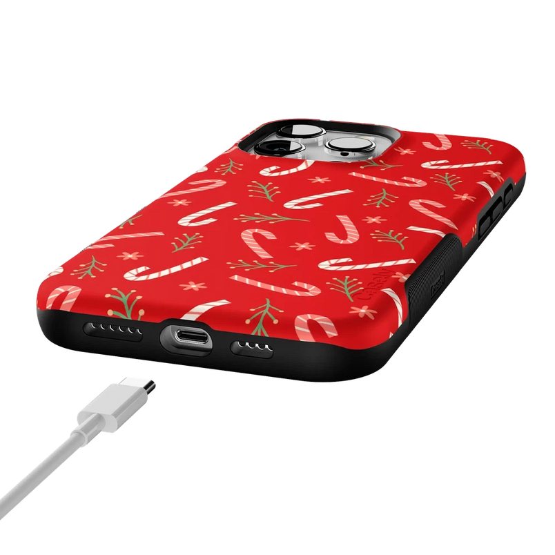 Peppermint Kiss | Candy Cane Case Phone Case Casetry 