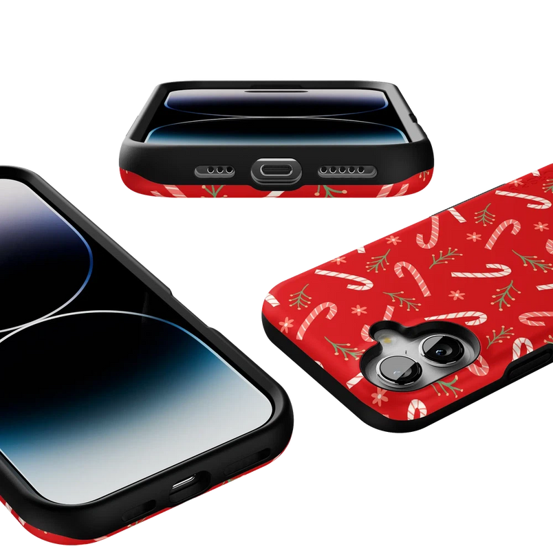 Peppermint Kiss | Candy Cane Case Phone Case Casetry 