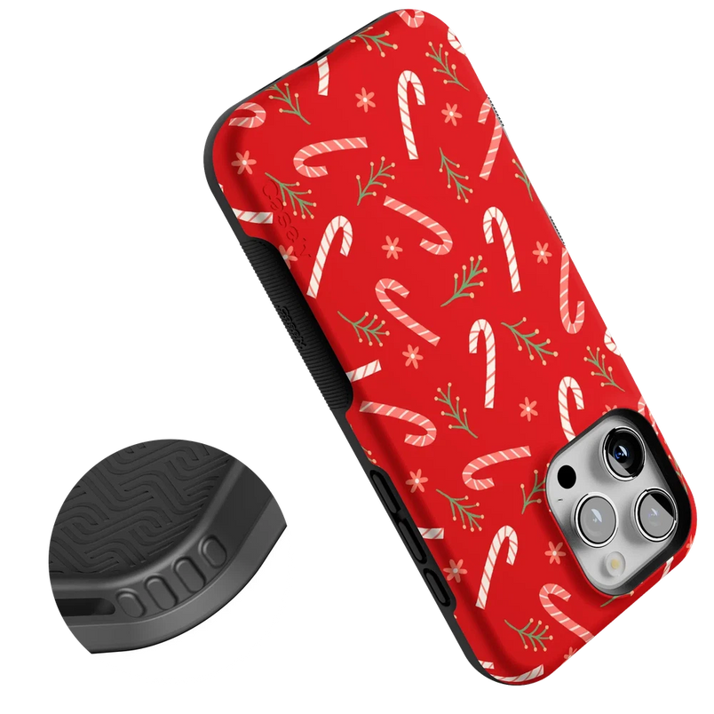 Peppermint Kiss | Candy Cane Case Phone Case Casetry 