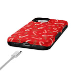 Peppermint Kiss | Candy Cane Case Phone Case Casetry 