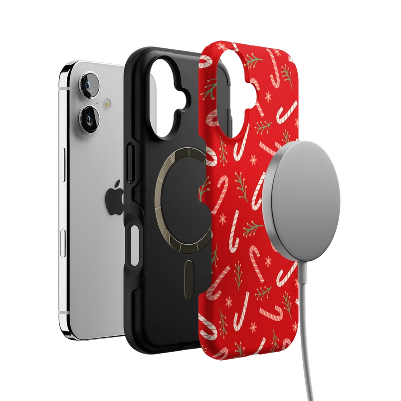 Peppermint Kiss | Candy Cane Case Phone Case Casetry 