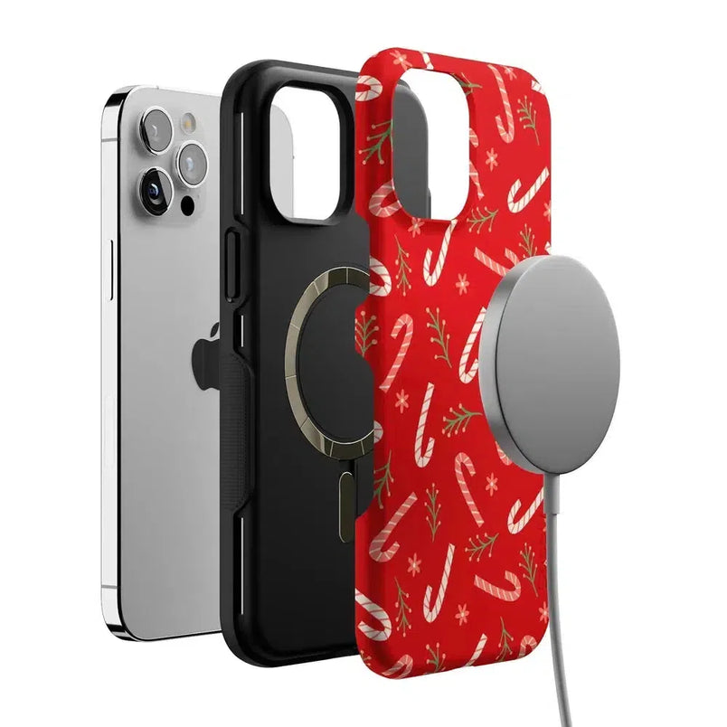 Peppermint Kiss | Candy Cane Case Phone Case Casetry 