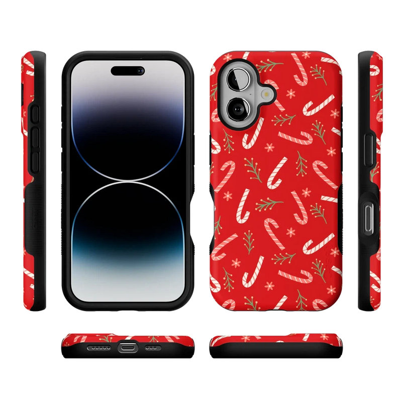 Peppermint Kiss | Candy Cane Case Phone Case Casetry 