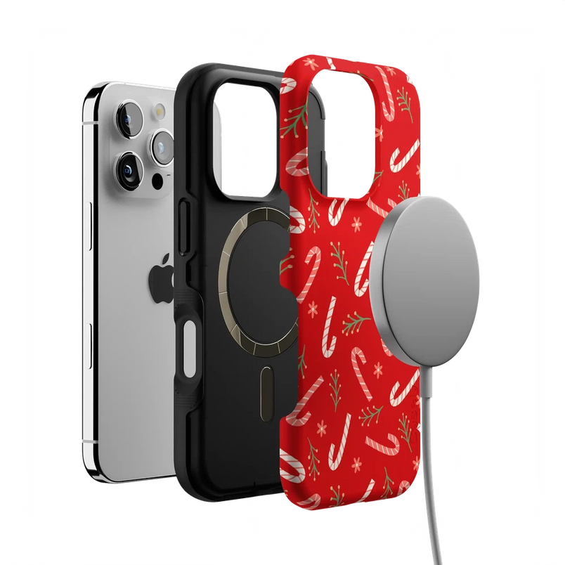 Peppermint Kiss | Candy Cane Case Phone Case Casetry 