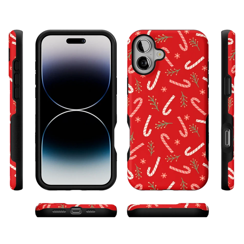 Peppermint Kiss | Candy Cane Case Phone Case Casetry 