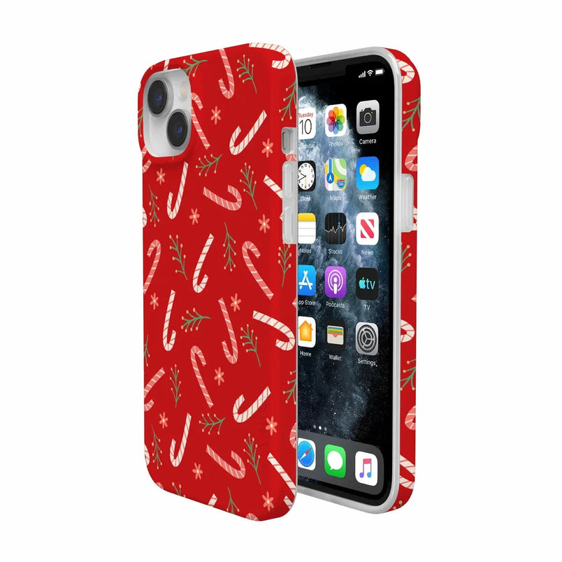 Peppermint Kiss | Candy Cane Case Phone Case Casetry 