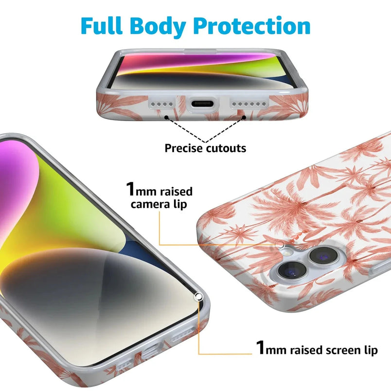 Perfect Paradise | Tropical Palm Tree Floral Case iPhone Case get.casely 