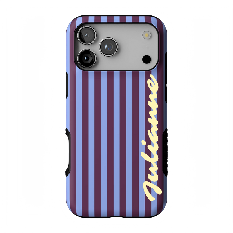 Perfect Stripes | Purple & Blue Stripes Case