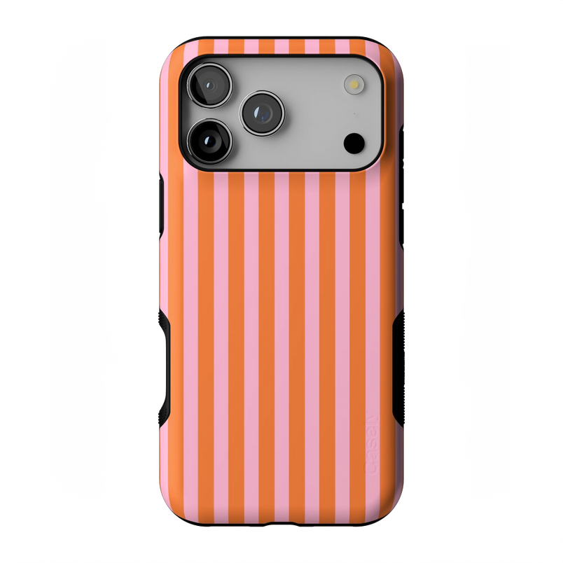 Perfect Stripes | Orange & Pink Stripes Case
