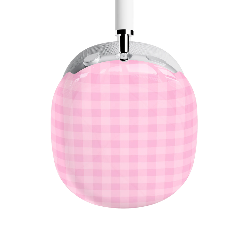 Sweet Jam | Light Pink Gingham AirPods Max Case