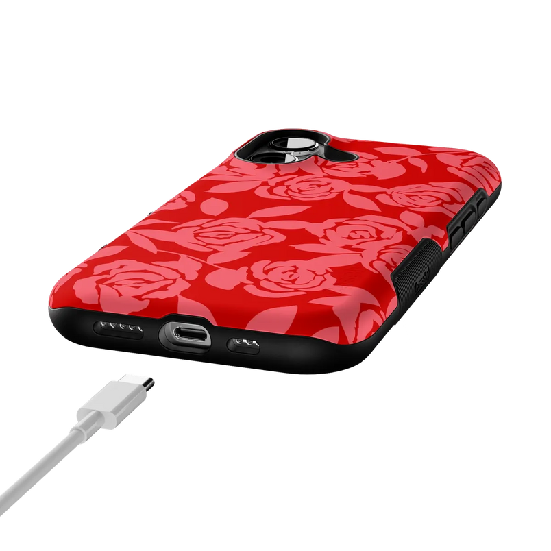 Final Rose | Red & Pink Floral Case
