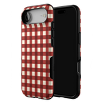 Checked Twice | Red Plaid Case