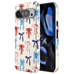 American Girlie | Red White & Blue Bows Case