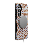 Untamed | Brown & Blue Zebra Case