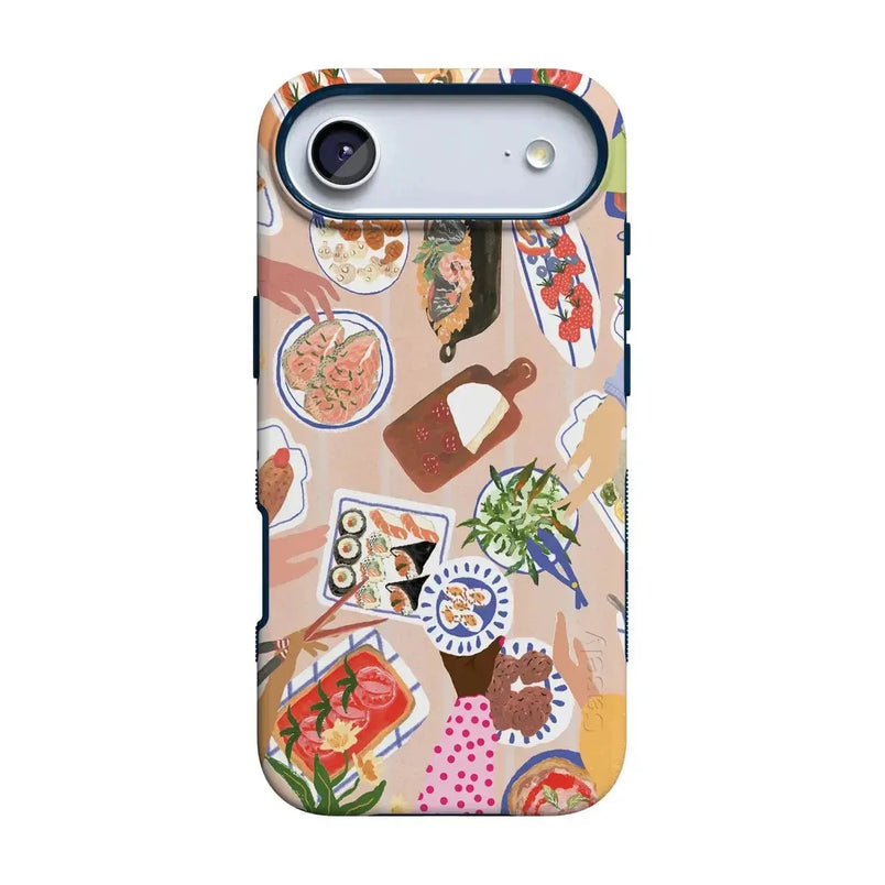 Picnic Party | Painted Collage Case iPhone Case get.casely Bold Flex + MagSafe® iPhone 17 Air 
