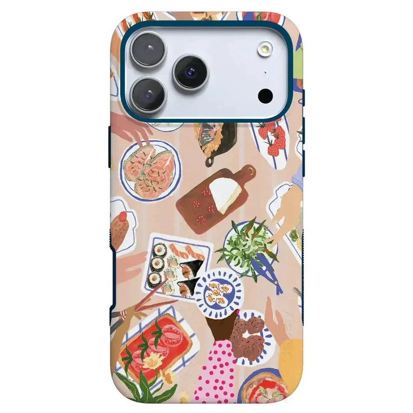 Picnic Party | Painted Collage Case iPhone Case get.casely Bold Flex + MagSafe® iPhone 17 Pro Max 