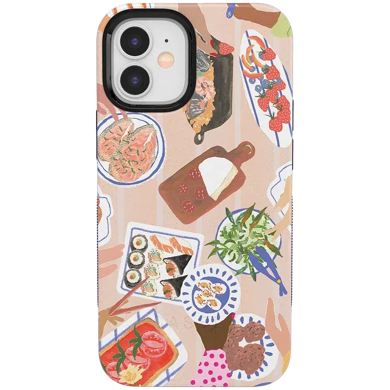 Picnic Party | Painted Collage Case iPhone Case get.casely Bold + MagSafe® iPhone 12