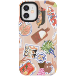Picnic Party | Painted Collage Case iPhone Case get.casely Bold + MagSafe® iPhone 12