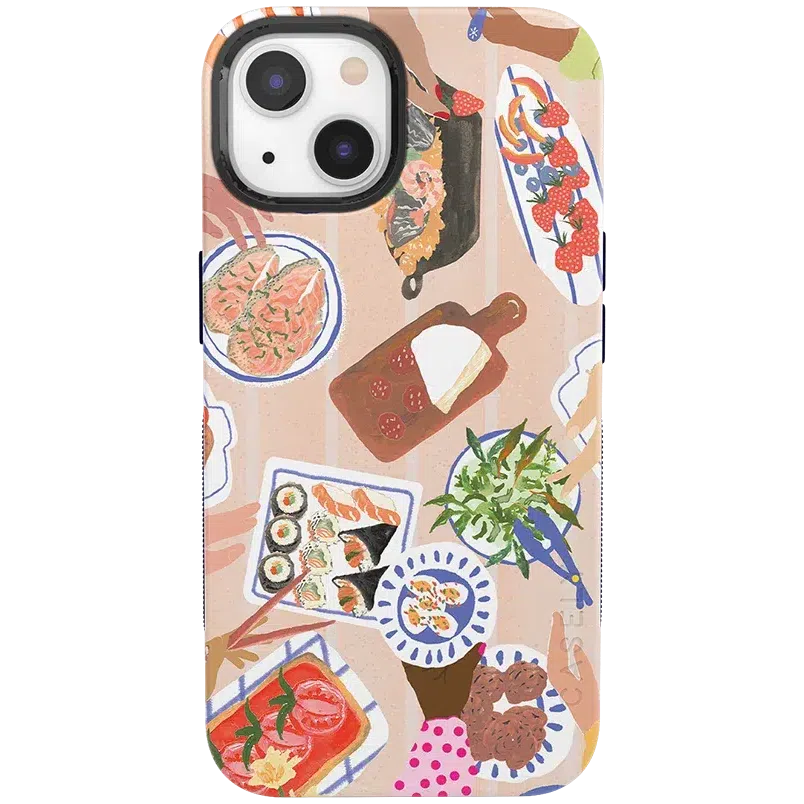 Picnic Party | Painted Collage Case iPhone Case get.casely Bold + MagSafe® iPhone 13