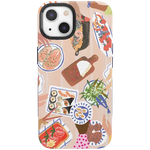 Picnic Party | Painted Collage Case iPhone Case get.casely Bold + MagSafe® iPhone 13